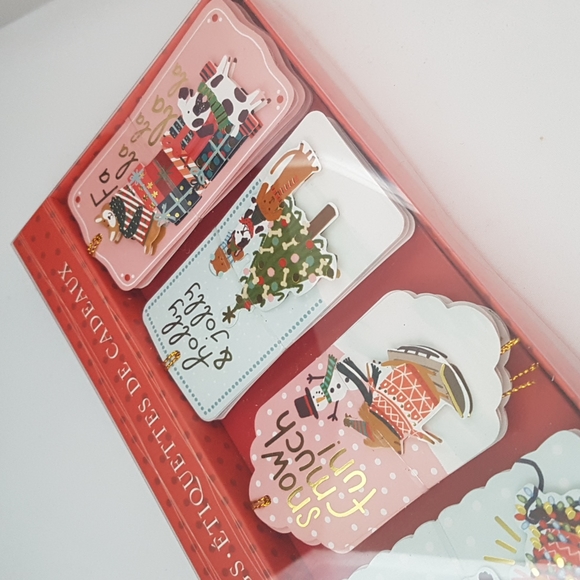 🎅🏼12 pcs 3D Holiday Gift Tags From To 1.85" x 3.75" Inch. Approx. - Picture 10 of 17